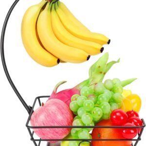Fruit Basket Bowl with Banana Hanger